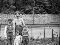Mrs Collin Robinson nee O' Malley with her family Quay rd, Westport. - Lyons0013570.jpg  Faces and Places in Westport, 1950s. Mrs Collin Robinson nee O' Malley with her family Quay rd, Westport. : 1950's Faces and Places in Westport 31.tif, 1950s Misc, Lyons collection, Westport