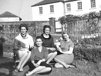 Kelly sisters Castlebar St Westport, 1955.. - Lyons0013620.jpg  Kelly sisters Castlebar St Westport, 1955. : 1955 Kelly sisters Castlebar St Westport.tif, 1955 Misc, Lyons collection, Westport