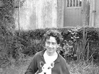 Myles King with his dog Westport Quayt 1955... - Lyons0013630.jpg  Myles King with his dog Westport Quayt 1955. : 1955 Myles King with his dog Westport Quay.tif, 1956 Misc, Lyons collection, Westport