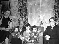 Three generations of the Tarmey family, Westport, 1955. - Lyons0013639.jpg  Three generations of the Tarmey family, Westport, 1955. : 1955 Misc, 1955 Three generations of the Tarmey family 1.tif, Lyons collection, Westport