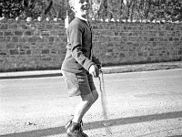 Young boy skipping on Quay Rd Westport, 1955.. - Lyons0013649.jpg  Young boy skipping on Quay Rd Westport, 1955. : 1955 Misc, 1955 Young boy skipping on Quay Rd Westport.tif, Lyons collection, Westport