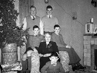 Stephen Walsh & his wife & family, Westport 1956. - Lyons0013706.jpg  Stephen Walsh & his wife & family, Westport 1956 : 1956 Misc, 1956 Stephen Walsh & his wife & family.tif, Lyons collection, Westport