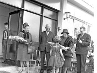 The opening of the new Textile Factory in Westport, 1956. - Lyons0013707.jpg  The opening of the new Textile Factory in Westport, 1956. Bouquet presentation to Mrs Lemass. : 1956 Misc, 1956 The opening of the new Textile Factory in Westport 1.tif, Lyons collection, Westport