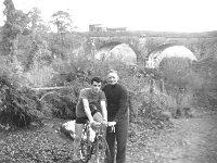Westport Cycling Club, 1956. - Lyons0013721.jpg  Westport Cycling Team, 1956. Brendan Mc Ging Westport Cycling Club with his trainer Pat Mc Nally. : 1956 Misc, 1956 Westport Cycling Club 3.tif, Lyons collection, Westport
