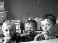 Children in Lyons' shop, Westport 1958. - Lyons0013736.jpg  Children in Lyons' shop, Westport 1958.