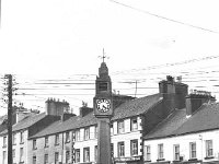 Town clock at the bottom of High St. Westport.  May 1973. - Lyons0013981.jpg  Town clock at the bottom of High St. Westport.  May 1973. : 197305 Westport 5.tif, Lyons collection, Westport