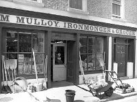 Mulloys' Ironmonger and Grocer, Westport June 1980. - Lyons0014053.jpg  Mulloys' Ironmonger and Grocer, Westport June 1980. : 198006 Mulloys Ironmonger and Grocer.tif, 198006 Mulloys' Ironmonger and Grocer.tif, Lyons collection, Westport