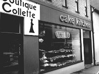 Boutique Collette & the Cake Kitchen, Westport, July 1980. - Lyons0014056.jpg  Boutique Collette & the Cake Kitchen, Westport, July 1980. : 198007 Boutique Collette & the Cake Kitchen.tif, Lyons collection, Westport