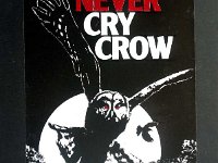 Book cover of " Never Cry Crow " by Wayne Harlow, Westport, September 1984.. - Lyons0014146.jpg  Book cover of " Never Cry Crow " by Wayne Harlow, Westport, September 1984. : 198409 Wayn Harlow's Book.tif, 198409 Wayne Harlow's Book.tif, Lyons collection, Westport