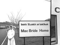 McBride Home, Westport, January 1988. - Lyons0014235.jpg  Sr Bernadette Mc Nally, Matron of Mc Bride Home Westport, January 1988. : 198801 Mc Bride Home Westport 5.tif, Farmers Journal, Lyons collection, Westport