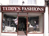 Exterior of Teddy's Fashions, Westport, May 1988. - Lyons0014238.jpg  Exterior of Teddy's Fashions, Westport, May 1988. : 198805 Exterior of Teddy's Fashions.tif, Lyons collection, Westport