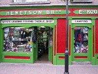 Hewetsons Bros Ltd 1920 shop front, Westport, August 1994. . - Lyons0014371.jpg  Hewetsons Bros Ltd 1920 shop front, Westport, August 1994. : 199408 Hewetsons Bros Ltd.tif, Lyons collection, Westport