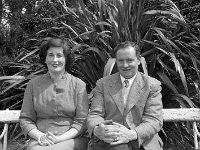 The Reilly family, Westport, May 1958. - Lyons0014478.jpg  Joe Reilly & his wife Millie, Westport, May 1958.