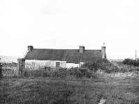 Kate Cagley's cottage, Killsallagh, Westport, September 1967 - Lyons0014513.jpg  Kate Cagley's cottage, Killsallagh, Westport, September 1967. purchased by Lord Altamont for renovation work for holiday letting. South view of the cottage. : 19670917 Kate Cagley's Cottage 3.tif, Lyons collection, Westport