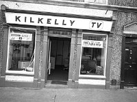 Kilkellys' Electrical Shop on Bridge St. Westport, September 1968. - Lyons0014546.jpg  Kilkellys' Electrical Shop on Bridge St. Westport, September 1968. : 19680912 Kilkelly's Electrical Shop 1.tif, Lyons collection, Westport