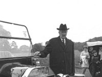Vintage Car Rally  1969.. - Lyons0014595.jpg  Chappie Bourke at the vintage car rally at Westport House, September 1969. : 19690913 Vintage Car Rally 5.tif, Lyons collection, Westport