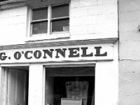 George O' Connell's shop at the Octagon, Westport, December 1970. - Lyons0014651.jpg  George O' Connell's shop at the Octagon, Westport, December 1970. : 19701216 George O' Connell's Shop.tif, Lyons collection, Westport