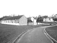 The Christian Brothers Boys School Westport in 1971 - Lyons0014704.jpg  The Christian Brothers Boys School and on the hill the new monastery for the Christian Brothers. The Christian Brothers came to Westport in1865 and left Westport in 2002.  Westport, November 1971. : 19711123 Westport 6.tif, Farmers Journal, Lyons collection, Westport