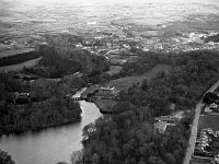 Aerial view of Westport, February 1973. - Lyons0014777.jpg  Aerial view of Westport, February 1973.