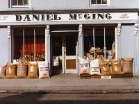 Daniel McGing's Shop, Bridge St. Westport, April 1978. - Lyons0015027.jpg  Daniel McGing's Shop, Bridge St. Westport, April 1978.