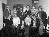 Darts final in the Three Arches pub, Westport., March 1980. - Lyons0015114.jpg  Darts final in the Three Arches pub, Westport. Prize-winners.  March 1980. : 1980 Misc, 19800328 Darts final in the Three arches 2.tif, Lyons collection
