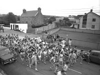 Road Race in Westport Festival, August 1980. - Lyons0015136.jpg  The first annual road race in Westport weekend festival. The large number of contestants starting on the Newport Road. August 1980. : 19800809 Road Race in Westport Festival 11.tif, Lyons collection, Westport