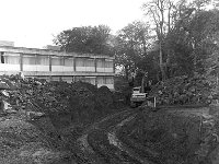 Henry contractors machinery at work at a Hotel in Westport, October 1980. - Lyons0015143.jpg  Henry contractors machinery at work at a Hotel in Westport, October 1980. : 19801016 Henry Contractors 1.tif, Lyons collection, Westport