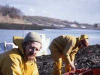Career-guidance class in the Sacred Heart Secondary School Westport. February 1987. - Lyons0015406.jpg  John Hensey filling bags of mussels on the shores of Clew Bay. February 1987. : 19870225 A glimpse of reality 7.tif, Farmers Journal, Lyons collection, Westport