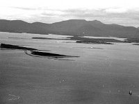 Aerial view of Clew Bay and Croagh Patrick, August 1987. - Lyons0015465.jpg  Aerial view of Clew Bay and Croagh Patrick, August 1987. : 19870818 Aerial view of Dorinish Island.tif, Lyons collection, Westport