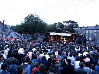 Westport Open Air Street Festival,  July 1988 - Lyons0015501.jpg  Westport Open Air Street Festival. Brendan Grace entertaining the large crowds. July 1988. : 19880710 Westport Street Festival 1.tif, Lyons collection, Westport