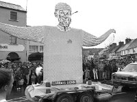 St. Patricks day parade, Westport, March 1990. - Lyons0015648.jpg  Carraig Donn float, St. Patricks day parade, Westport, March 1990. : 19900317 St Patrick's Day 15.tif, Lyons collection, Westport