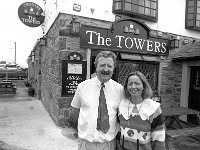 Colm and Dolores Cronin proprietors of the Towers, Westport, august 1990. - Lyons0015678.jpg  Colm and Dolores Cronin proprietors of the Towers, Westport, august 1990. : 19900823 Proprietors of the Towers.tif, Lyons collection, Westport