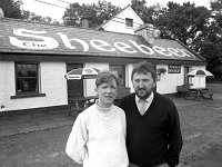 Sheebeen Pub,  Westport, 1990. - Lyons0015692.jpg  Chris and Maireaid Irwin proprietors of the Sheebeen Bar and Restaurant, Westport, September 1990. : 19900908 Sheebeen Pub.tif, Lyons collection, Westport