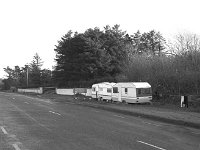 Travellers on the Castlebar Road, November 1992. - Lyons0015796.jpg  Travellers on the Castlebar Road, November 1992. : 19921129 Caravans on the Castlebar Road.tif, Lyons collection, Westport