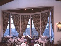Dining room in the Westport Woods Hotel, November 1996. - Lyons0016004.jpg  Dining room in the Westport Woods Hotel, November 1996. : 19961120 Westport Woods Hotel.tif, Lyons collection, Westport