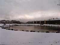 The Quay pond surrounded by snow, Westport. - Lyons0016282.jpg  The Quay pond surrounded by snow, Westport.