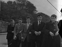 Young Westport men, 1955 - Lyons0000069.jpg  Young Westport men, 1955. L to R : Ollie Walsh, John Mc Nally, Teddy Moran, Frank Hastings & Austin Foley.