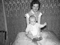 Betty Moran Mc Donagh with her first born, 1956 - Lyons0000076.jpg  Betty Moran Mc Donagh with her first born, 1956 : Betty, Donagh, first, Lyons, Moran