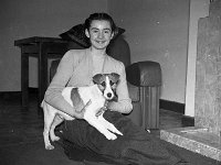 Mary Angela Kelly with her dog, 1956 - Lyons0000105.jpg  Mary Angela Kelly with her dog, 1956 : Angela, Kelly, Lyons, Mary