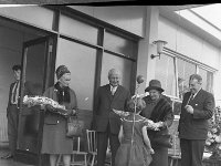 The opening of the new Textile Factory in Westport, 1956 - Lyons0000132.jpg  The opening of the new Textile Factory in Westport, 1956. Boquet presentation to Mrs Lemass. : Factory, Lyons, opening, Textile, Westport
