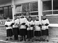 The opening of the new Textile Factory in Westport - Lyons0000133.jpg  The opening of the new Textile Factory in Westport, 1956. The mass servers & the sarcistin Gabrielle Kelly at the official opening. : Factory, Lyons, opening, Textile, Westport