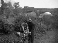 Brendan Mc Ging Westport Cycling Club - Lyons0000143.jpg  Brendan Mc Ging Westport Cycling Club with his trainer Pat Mc Nally, 1956 : Club, Cycling, Lyons, Westport