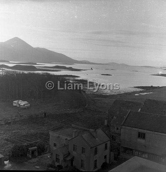 View from the old Pollexfens mills & part of the old caravan park, November 1963