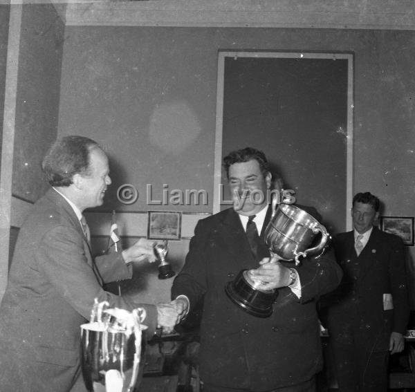 Erskine Childers TD & Minister making a Presentation, 1964