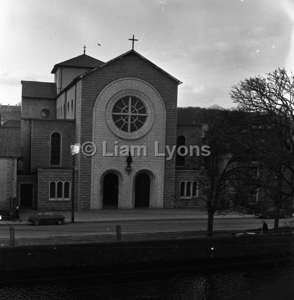 St Marys Westport Church from North Mall, 1965