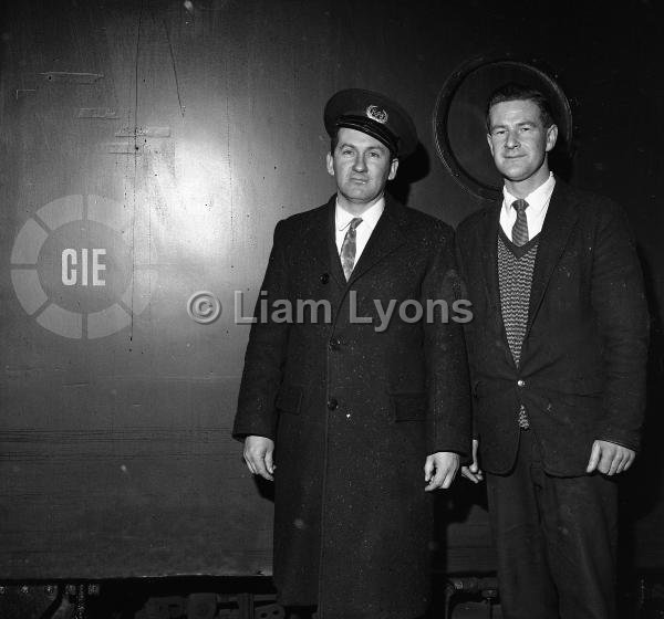 New Station Master at Castlebar Station, January 1966