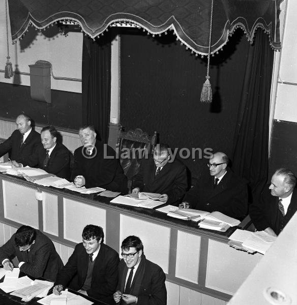 Mayo County Council Meeting in Castlebar, February 1966