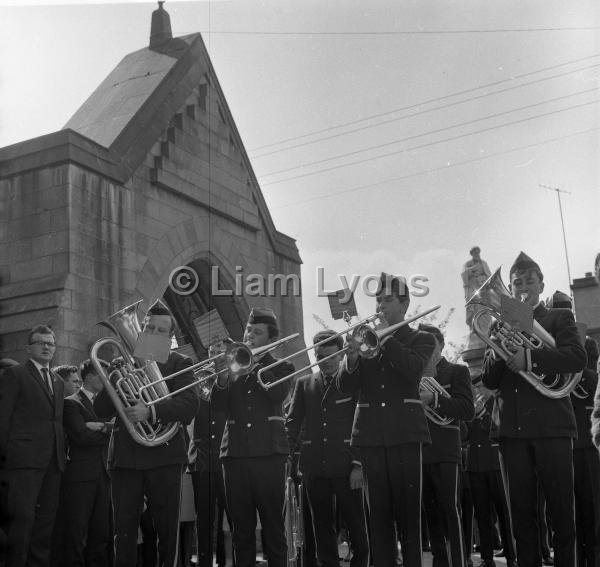 Blessing the Castlebar Brass Band, May 1966