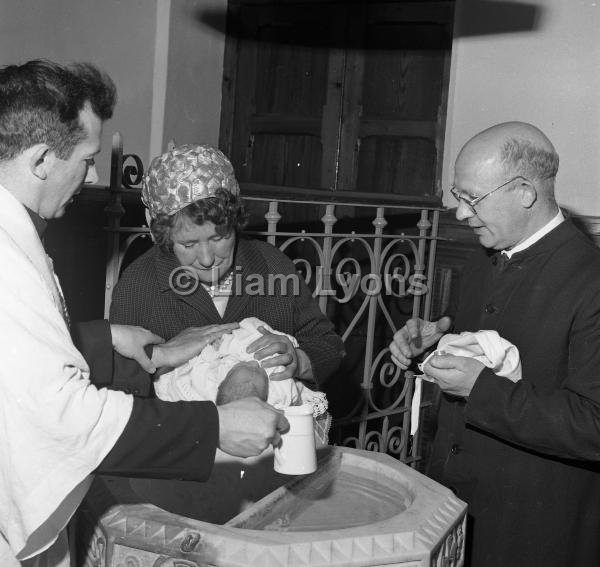 Christenings in Castlebar Church, May 1966