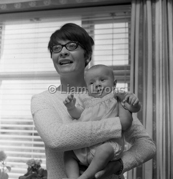 Muldoon children with new baby, September 1966